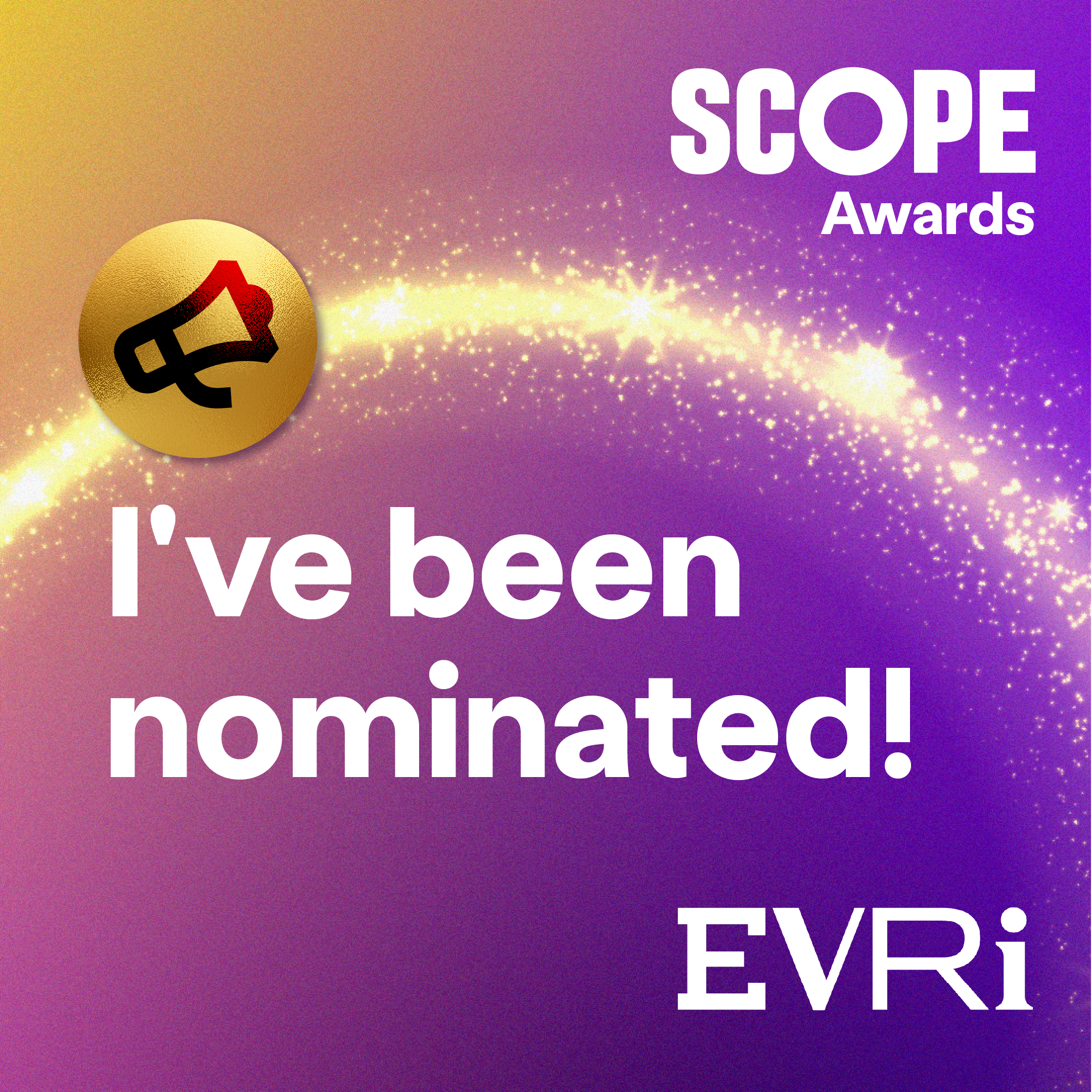 We’re Nominated for a Scope Award!